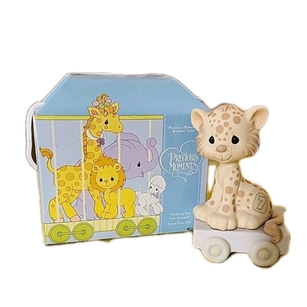 Precious Moments Wishing You Grr-eatness Age Seven Tiger Porcelain Figurine